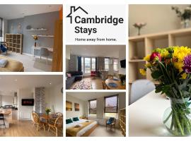 Cambridge Stays Diamond 2BR Apartment-Central-Parking-Walk to city & train station, хотел в Кеймбридж