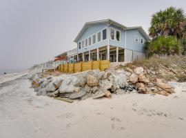 Alligator Point Beachfront Home with Private Hot Tub, hotel with parking in Sun N Sand Beaches