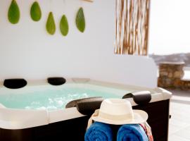 sunlight ornos suites, private hot tub, hotel i Mykonos By