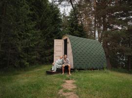 Miško Maudynės, glamping site in Kaltanėnai