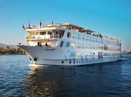 Nile cruise, Luxor, Aswan, Floating hotel Alhambra A F, boat in Aḑ Ḑab‘īyah