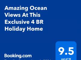 Amazing Ocean Views At This Exclusive 4 BR Holiday Home, hótel í McCracken