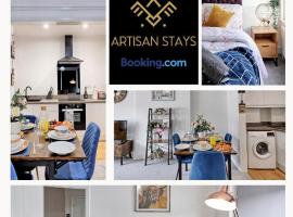 Deluxe Apartment in Southend-On-Sea by Artisan Stays I Free Parking I Weekly or Monthly Stay Offer I Sleeps 5, viešbutis Pajūrio Sautende, netoliese – Chartwell Private Hospital