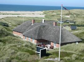 Thatched house with pool by the sea - SJ690, vacation home in Harboør