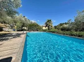 Stone house with pool