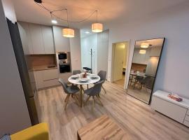 Modern apartment in Nuppu complex with parking, cheap hotel in Trnávka