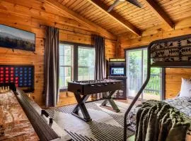 The Copper Bird Mid Century Hot tub Arcade Gameroom Rock Climbing wall
