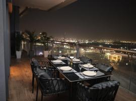 The Lounge Sky High Views Foosball Fun, hotel in Noida