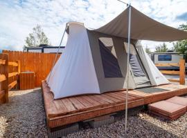 Moab RV Resort Glamping Setup Tent OK-T3、モアブのグランピング施設