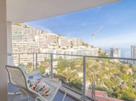 Superb New 2-room Apartment -parking Beausoleil, hotel em Beausoleil