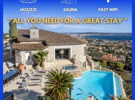 Villa Bastide : Sea view / Hot Tub / Sauna, villa in Vallauris