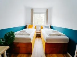 Jenapartments for6 Boxspring & Smart TV & Waschmaschine