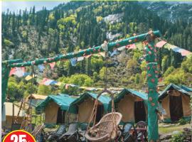 Kheerganga Hike Camps, campsite in Kheerganga