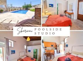 Skarinou Poolside Escape Studio with all the modern facilities and Pool facilities, apartamento en Skarinou