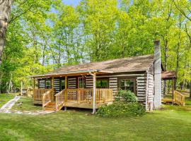 Modernized Log Cabin w Hot Tub Fire Pit & Views, vacation rental in Berkeley Springs