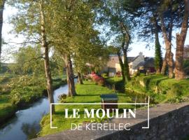 Cottage Ouessant in Kerellec (watermill 5km Roscoff), hotel dengan parking di Plougoulm