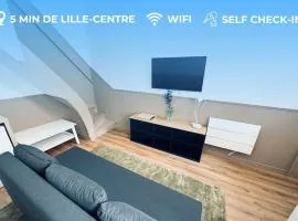 Nouveau! Centre Lille T3 avec WiFi, TV, Netflix