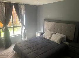 Habitación con baño privado exterior