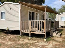 Charmant mobil-home premium 304, campground in Narbonne