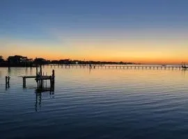 That sunset! Pool on the waters edge