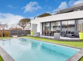 Maison pour 8 - Piscine - 550 m de la plage