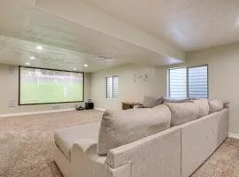 Home Theater and Patio South Jordan Basement Unit