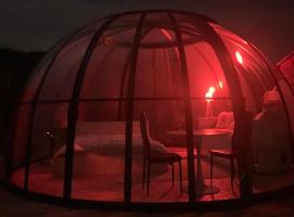 La bulle de Mont, glamping en Yvoir