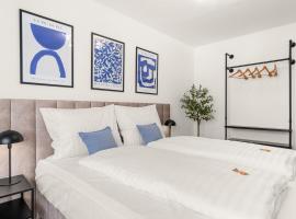 BLU APARTMENT - modern interior design in city centre, hotell i Kassel