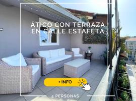 TOP APARTMENT con terraza en CalleEstafeta, hotel in Pamplona