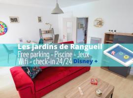 Les jardins de Rangueil, Parking, Métro, Piscine, hotel near L'Envol des Pionniers, Toulouse