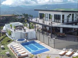 Hotel Villa Del Sol, hotel con bañera de hidromasaje en Marquetalia