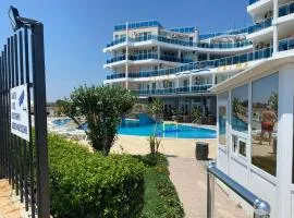 Ravda -Sea view 1 bedroom apartment in complex Costa calma -Ravda