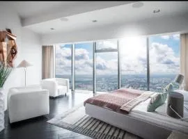 Apartments White Sky 26 Hanza Tower POOL JACUZZI SAUNA