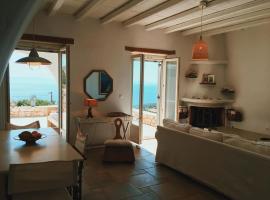 Paros calm Maisonette with the most beautiful view, villa in Aspro Chorio Paros