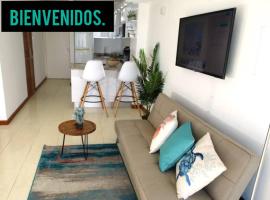 Apart. con aire, frente al mar, apartamento en Porlamar