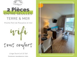 Entre Seulles & Mer proche port de Plaisance, hotel com estacionamento em Courseulles-sur-Mer