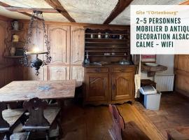 Gîte de l'Ortenbourg - mobilier d antiquaire, hotel v destinaci Scherwiller