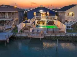 New! Water Views! Heated Pool! 4 min walk to Beach