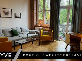 ARYVE JC Studio - Altstadtnahes Boutique Apartment inklusive kostenfreien Parkplätzen, hotel que aceita animais de estimação em Erfurt