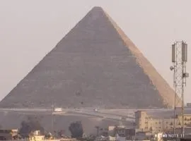 Sneferu Pyramids inn - Full Pyramids View