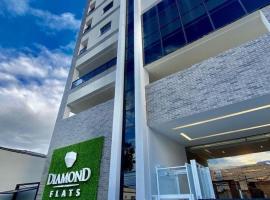 Flats novos e modernos, próximos ao centro, em um ambiente de excelência no Diamond, hotel v destinaci São Lourenço