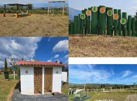 Zona de Camping El mirador, glamping en Villa de Leyva