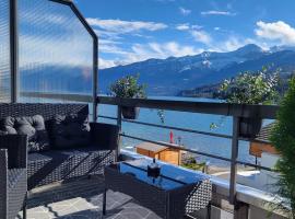 Lakeview Loft*Lake/Ferry access* Central, hotel in Spiez