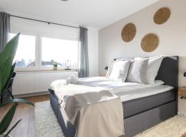 Stilvolle 3-Zimmer Apartments I home2share, cheap hotel in Lengerich