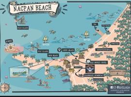 Lazy Juan Beach House Nacpan, hostel em El Nido