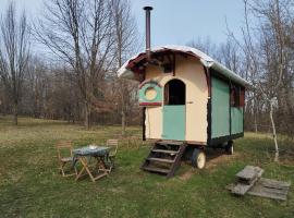 Shepherd's hut in nature, hotel with parking in Vojnić
