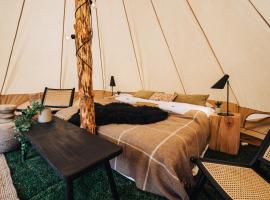 Luxury Boutique Camping, luxury tent in Selfoss