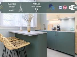 Le Green Studio Confort - Proche Paris, hotel u gradu 'Aubervilliers'