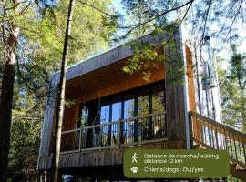 Cabin Zoobox 81, villa em Eastman