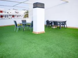 Apartamento "Casa el Sargazo" en Vera Playa con Piscina, Solarium, Wifi y Parking Gratis